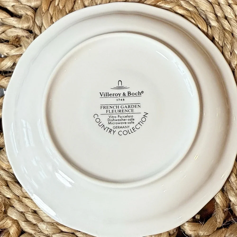 Villeroy & Boch‎ French Garden Fleurence -Country Collection- Flat Cup & Saucer